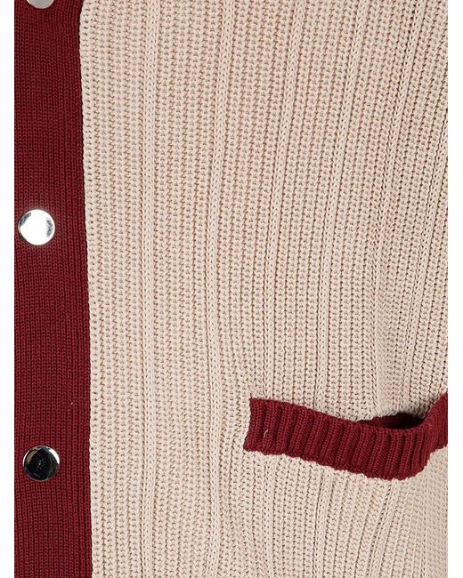 Ballantyne Brown Cardigan Boutonné À Col V for men