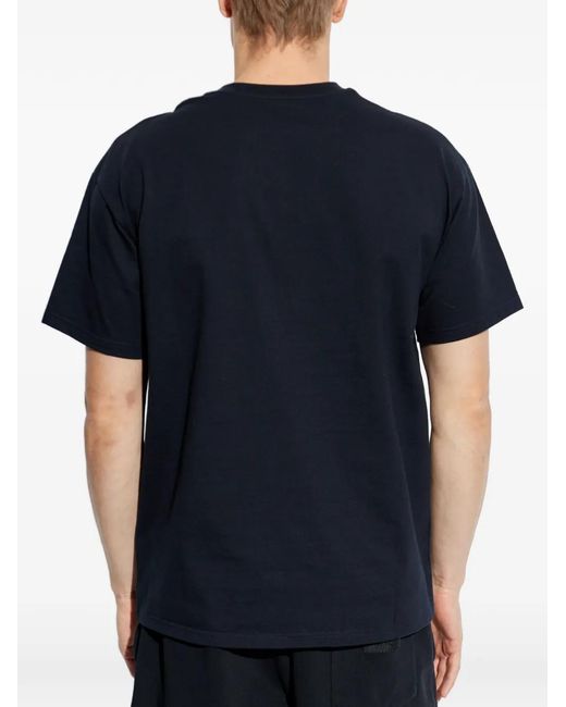 Givenchy Blue Paris Jacquard T-Shirt for men