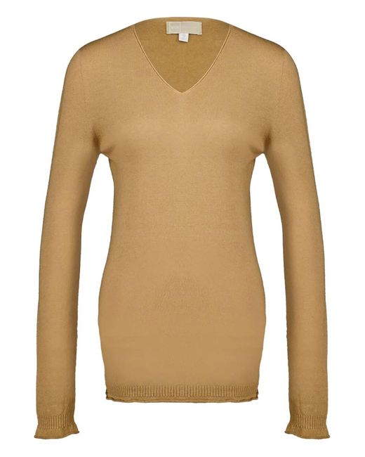 120% Lino Natural Wool Knitted Top