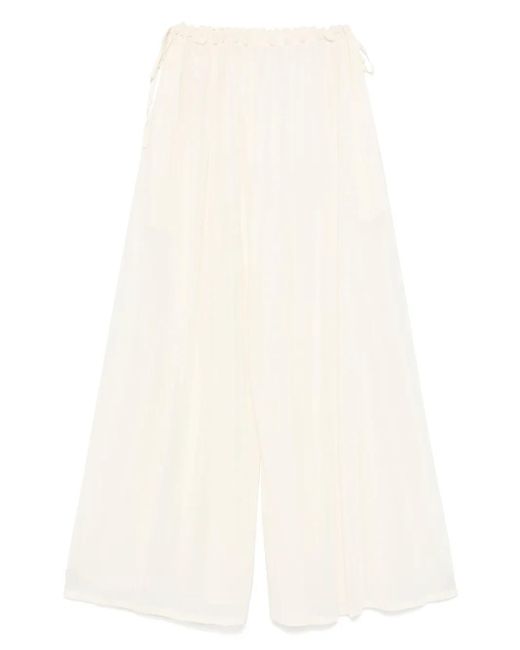 Philosophy Di Lorenzo Serafini メッシュ ワイドパンツ White