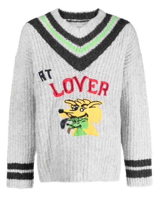 ERL Gray Sweaters for men