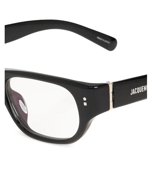 Jacquemus Black Rectangle-Frame Glasses