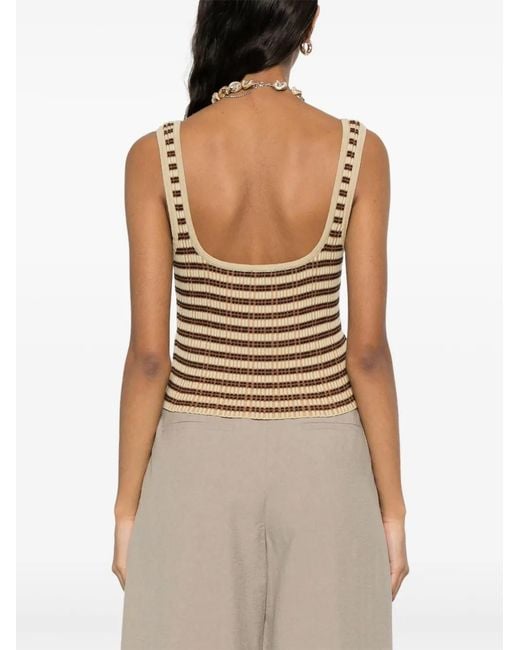Nanushka Natural Delfine Tank Top