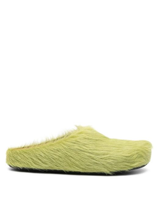 Marni Green Slippers Fussbet Sabot for men