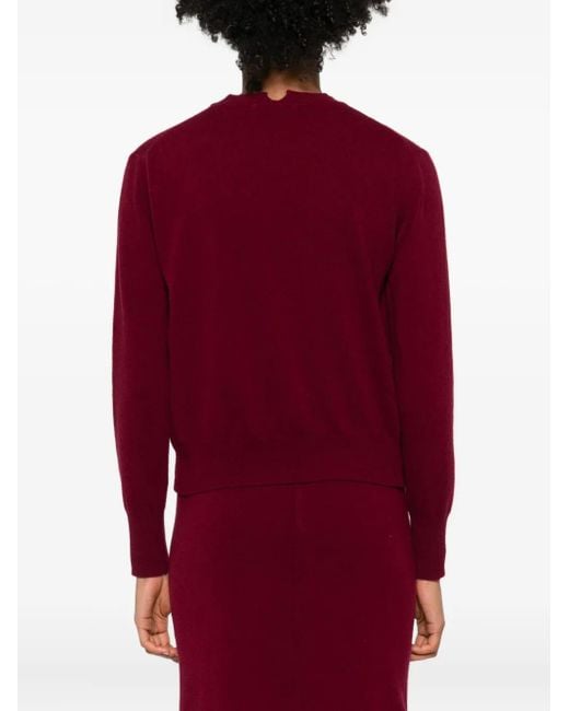 Daniele Fiesoli クルーネック セーター Red