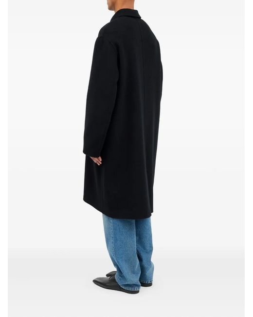 メンズ MM6 by Maison Margiela ウール コート ブラック | Lyst