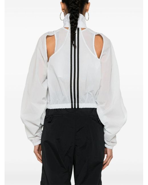 Adidas White Xrui Zhou Cut-out Detail Jacket