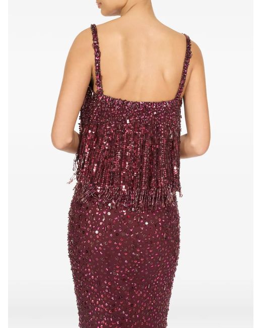 Jenny Packham Iris Maxi-Jurk in het Purple
