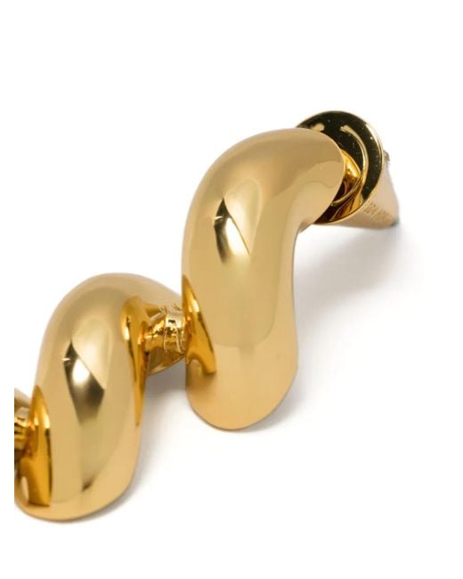 Eddie Borgo Metallic Rope Drop Earring