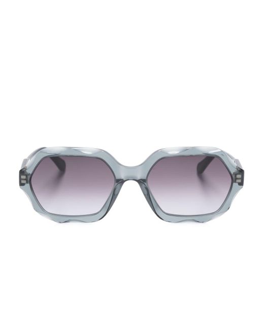 Chloé Gray Ch0227s Transparent-frame Sunglasses