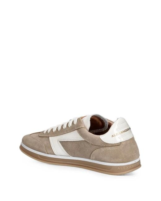 Alexander Smith White Thames Logo-Print Panelled Sneakers