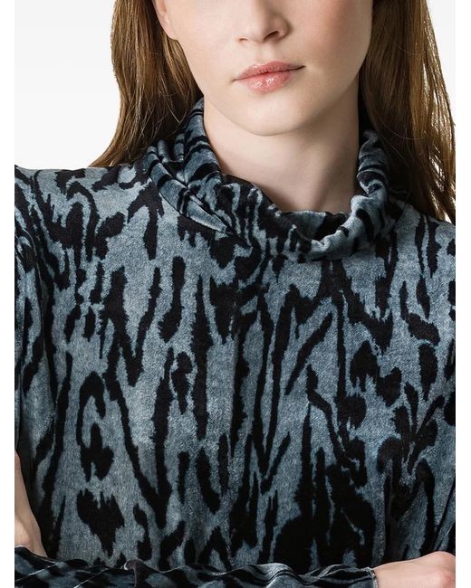 Forte_forte Blue Moiré Blouse