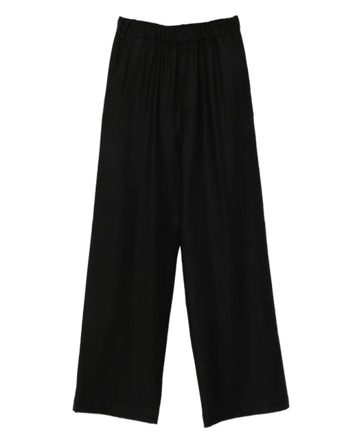 Barena Black Elastic-Waist Trousers