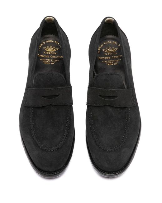 Officine Creative Black Ivy 002 Loafers for men