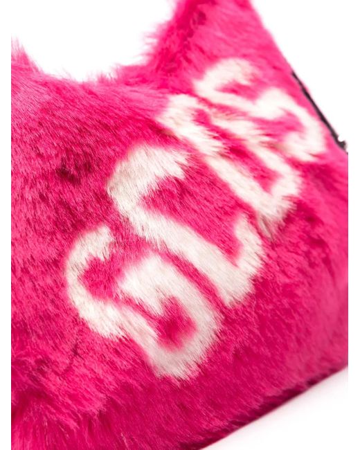 Gcds Comma エコファーショルダーバッグ S Pink