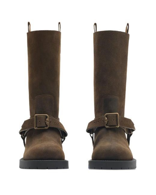 Burberry Brown Suede Boots
