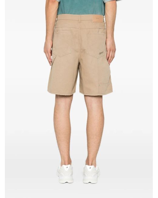 Represent Natural Carpenter Panelled Shorts for men