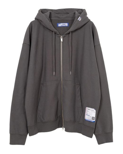 Felpa Con Cappuccio E Zip di in・stru(men-tal) in Gray da Uomo