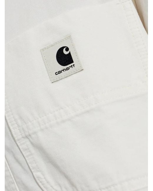 Carhartt White Patch-Pocket Buttoned Shirt
