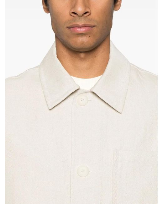 メンズ Sandro シャツジャケット White