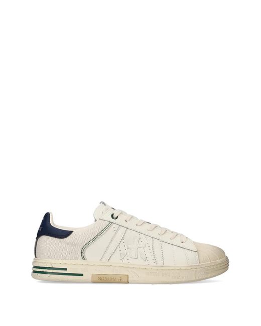 Premiata White Russell Sneakers for men
