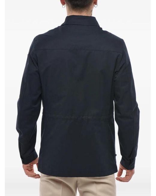 Corneliani Blue Viva Zip-Front Jacket for men
