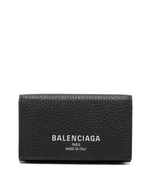 Balenciaga Black Logo-Detail Keyring for men