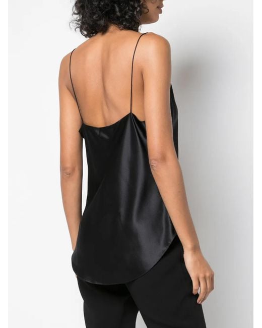 Débardeur Marta En Soie Cinq À Sept en coloris Black