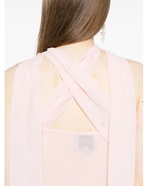 Reformation Lula Top in het Pink