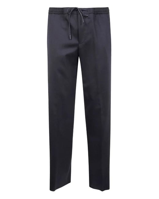 メンズ PT Torino Drawstring-fastening Trousers Blue