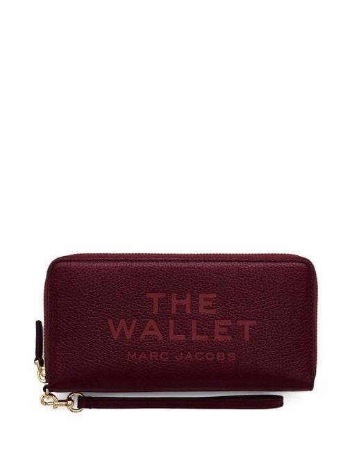 Marc Jacobs Purple The Continental Leather Wallet
