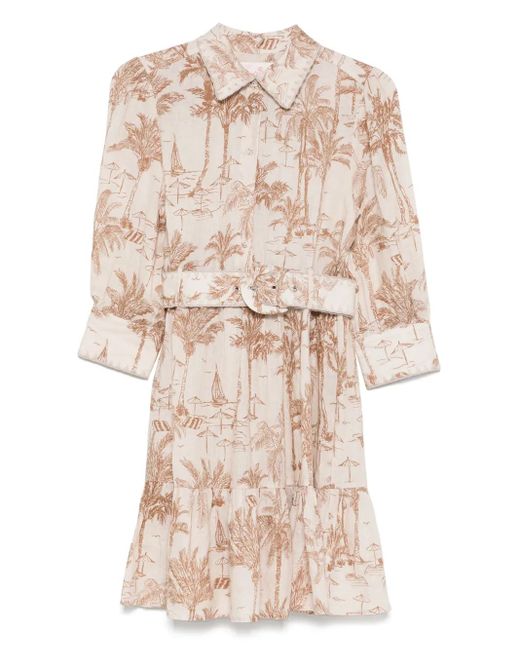 Mc2 Saint Barth Natural Daisi Dress