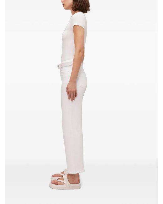 Jonathan Simkhai White Short-Sleeve T-Shirt