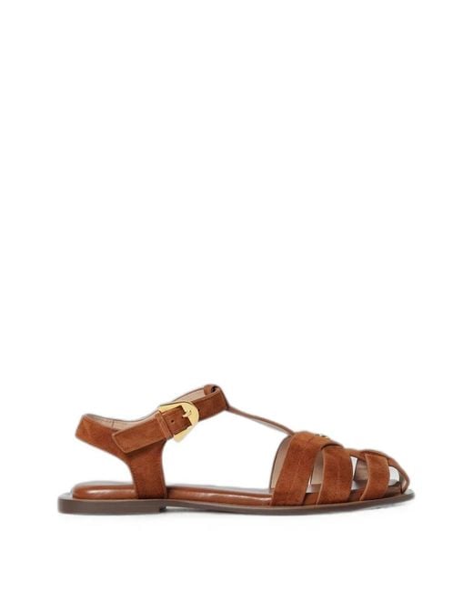 Coccinelle Brown Sunup Buckle-Fastening Sandals