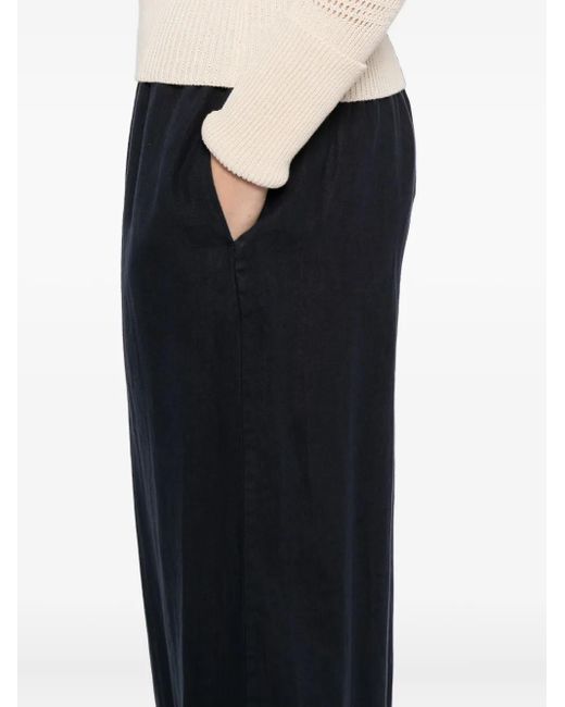 James Perse Blue Linen Trousers