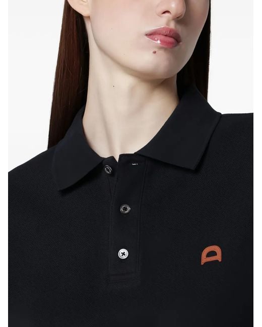 Polo À Patch Logo DUNST en coloris Black