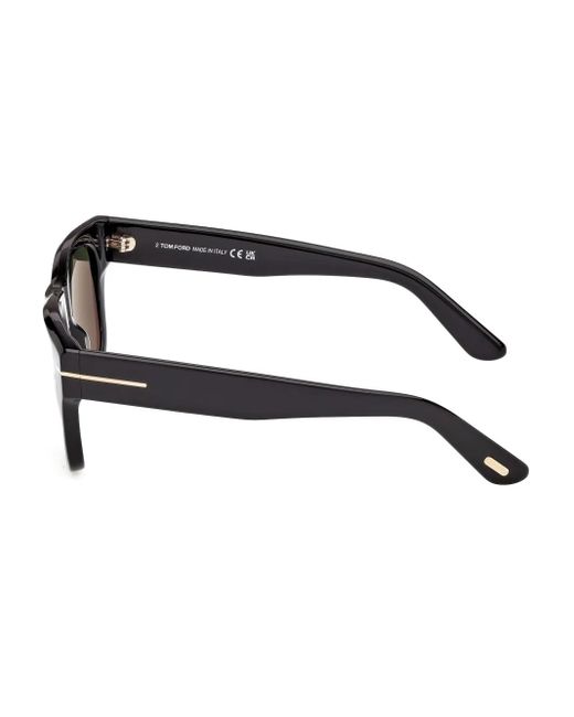 Tom Ford Gray Square-Frame Sunglasses for men