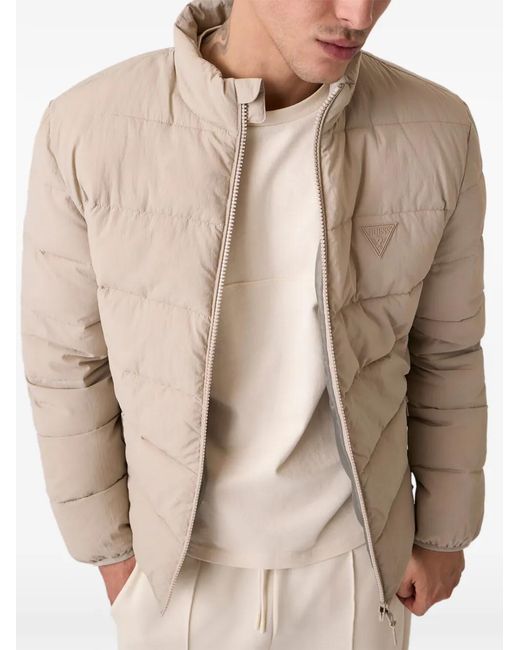 Guess Natural Quilted Jacket for men