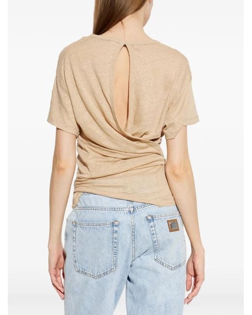 IRO Natural Twist-Detail T-Shirt