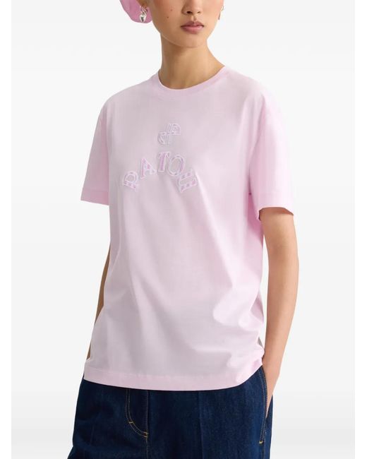 Patou Pink Logo T-Shirt