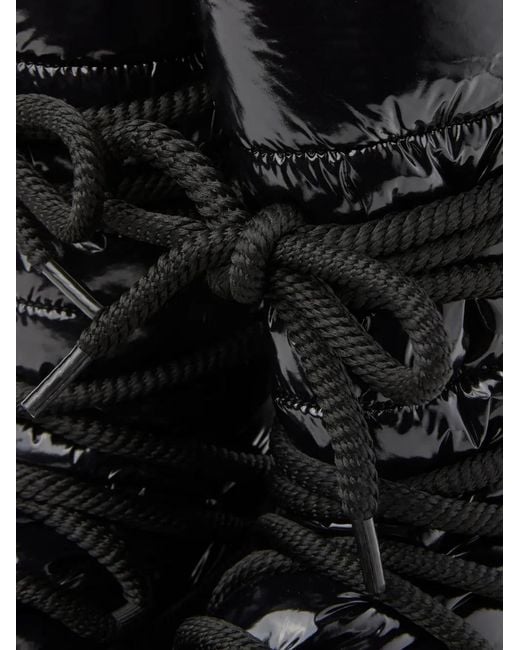 Karl Lagerfeld Black Skylar Ski Padded High-Leg Boots