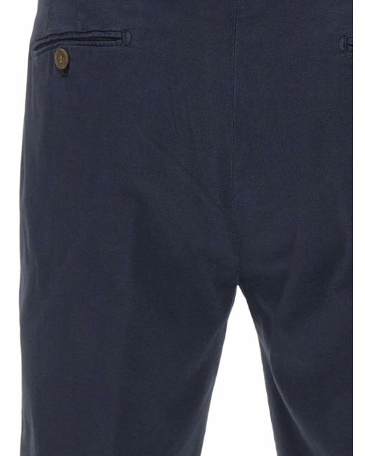 Briglia 1949 Blue Button-Fastening Chino Shorts for men