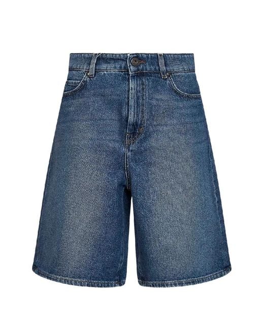 Weekend by Maxmara Blue Donnola Denim Bermuda Shorts
