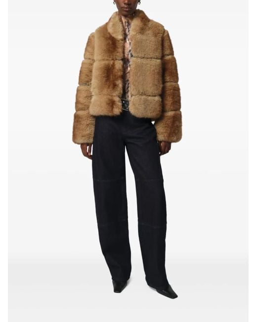 Apparis Brown Sai Panelled Jacket
