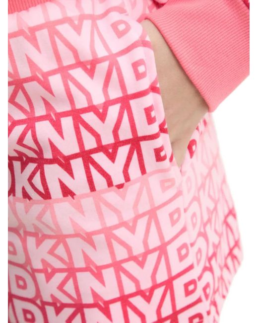 DKNY Pink Logo-Print Pyjamas