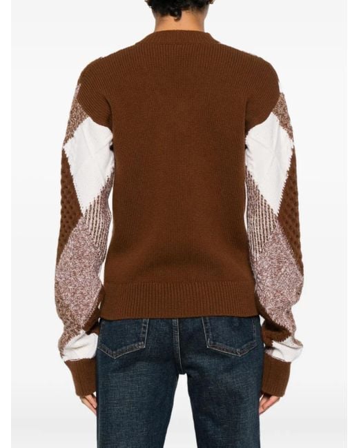 Stella McCartney Brown V-Neck Sweater