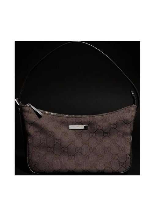 Gucci Black Gg Lady Lunetta Shoulder Bag