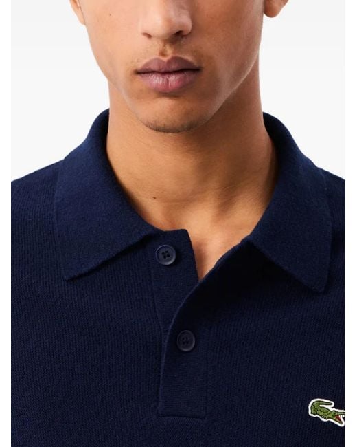 Lacoste Langärmeliges Poloshirt in Blue für Herren