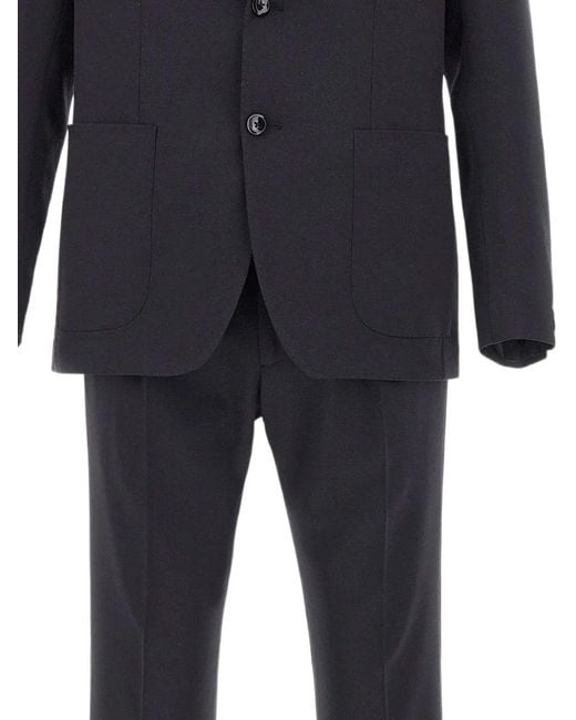 Tagliatore Blue Single-Breasted Suit for men