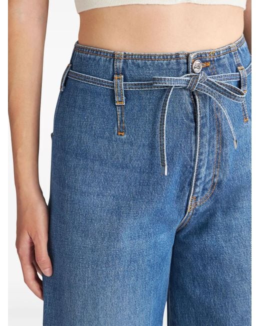 Wide Jeans Etro de color Blue